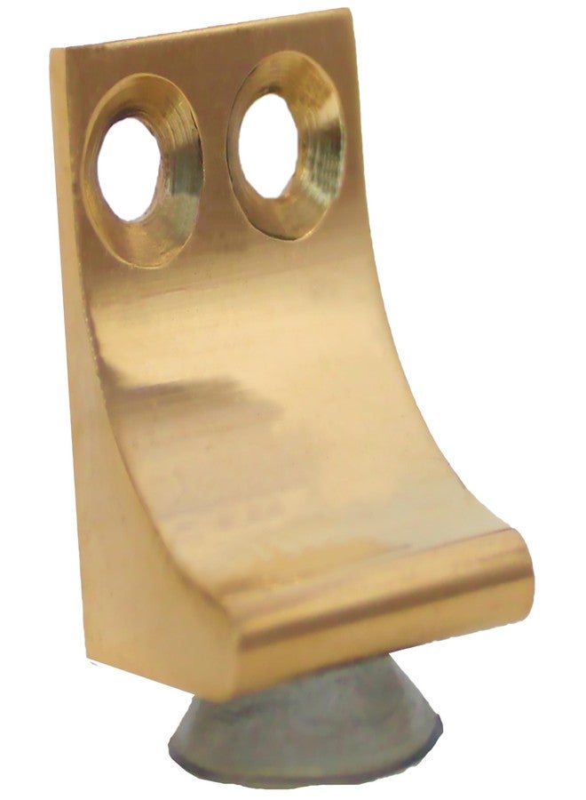 RiseOm Brass L-Shaped Clips for Kitchen, Bookcase, Cabinet, Closet Shelf Support - L Shelf Button (1"-Gold, Pack of 10) - Image 2